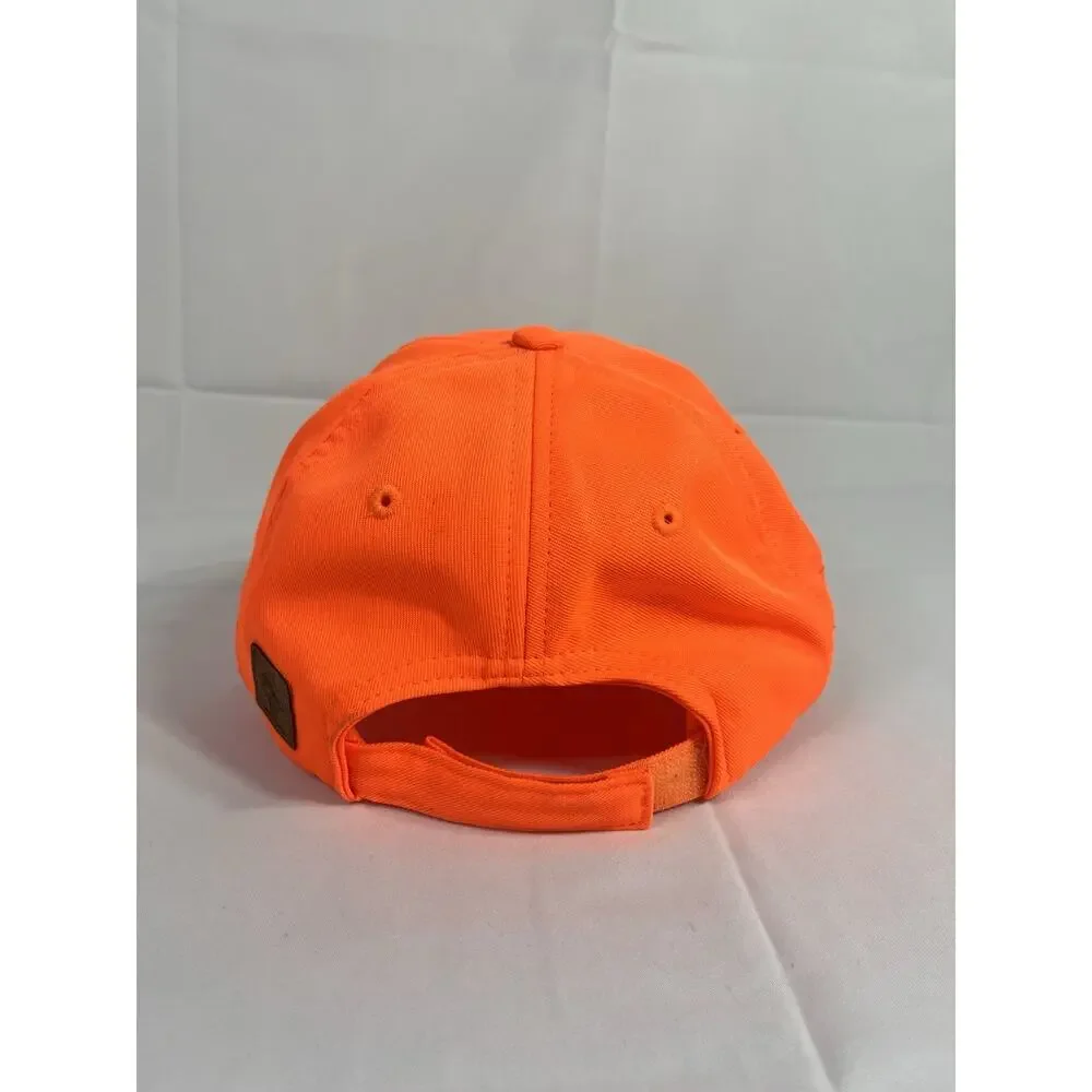 DRI DUCK Wildlife Series Hat Blaze Orange Deer Embroidered Strapback Adjustable